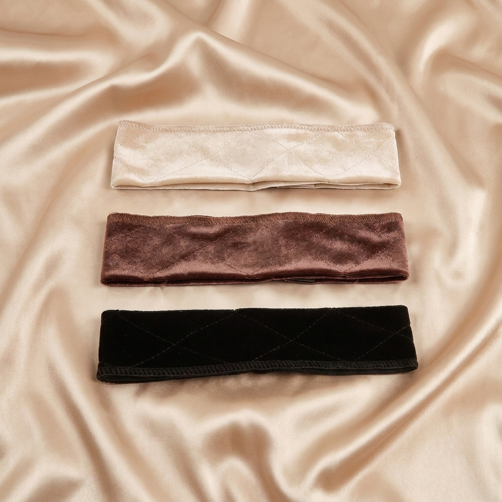 Velvet wig hair band